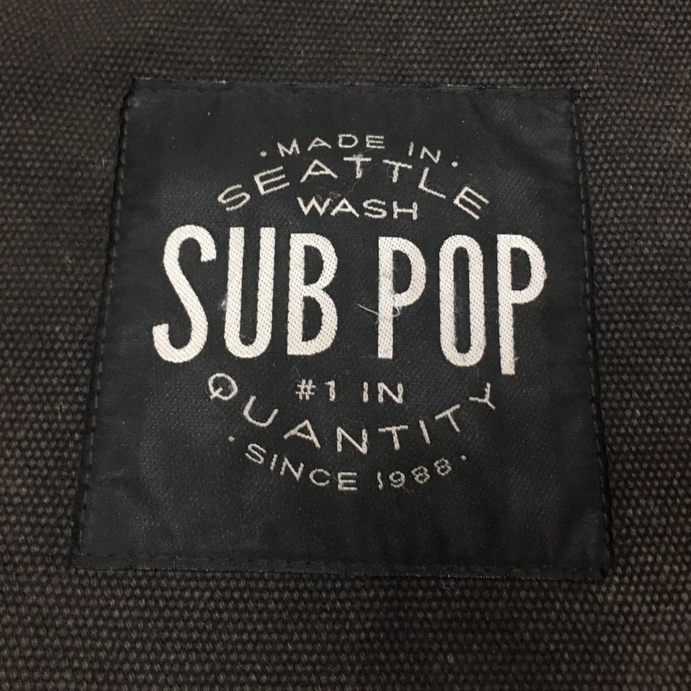 SUB POP RECORDS Vintage Messenger Bag Rothco Seattle Wash. - Picture 2 of 8